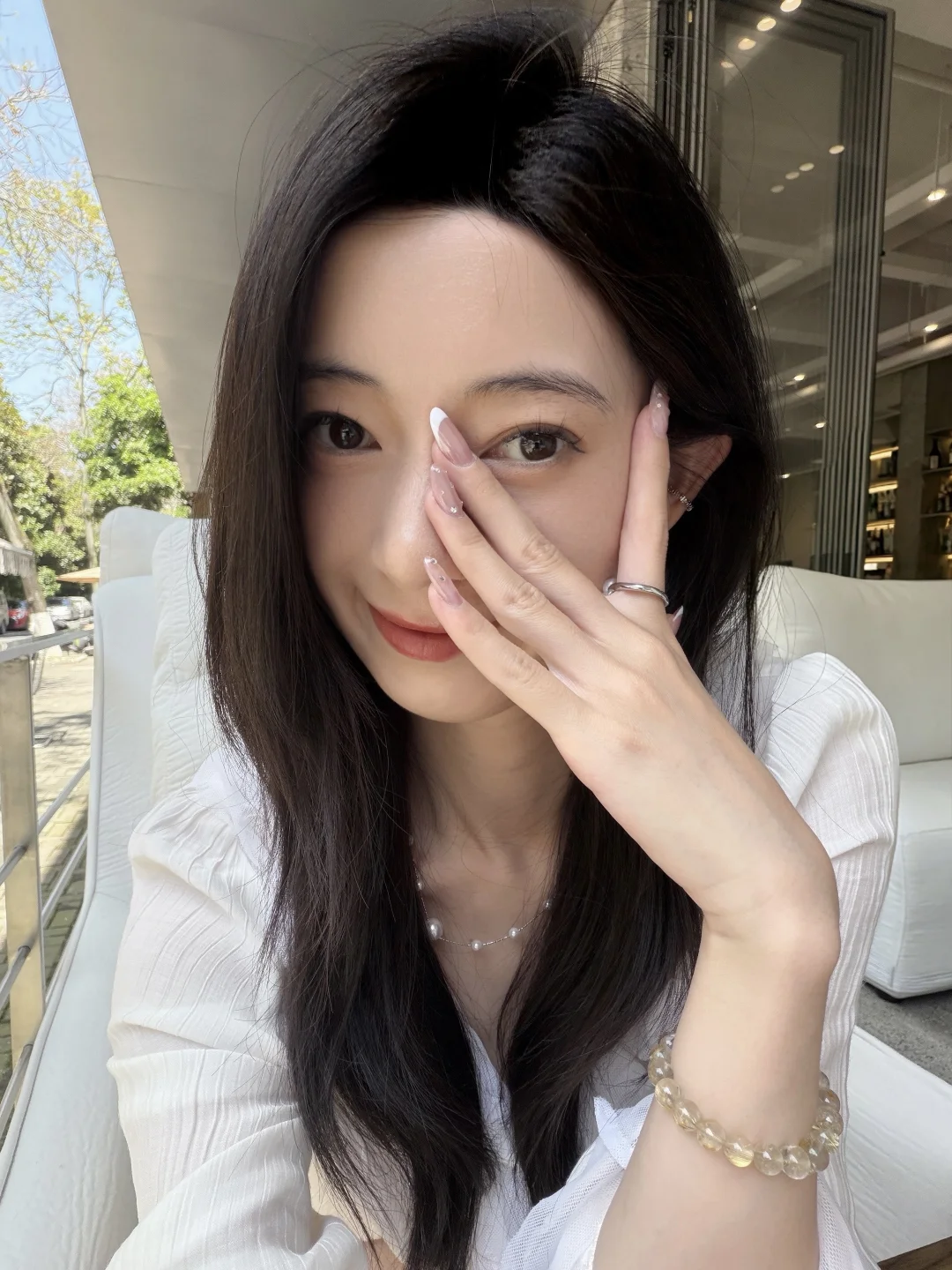 🤍new nail ✰.◦ 淡人很爱的白开水美甲