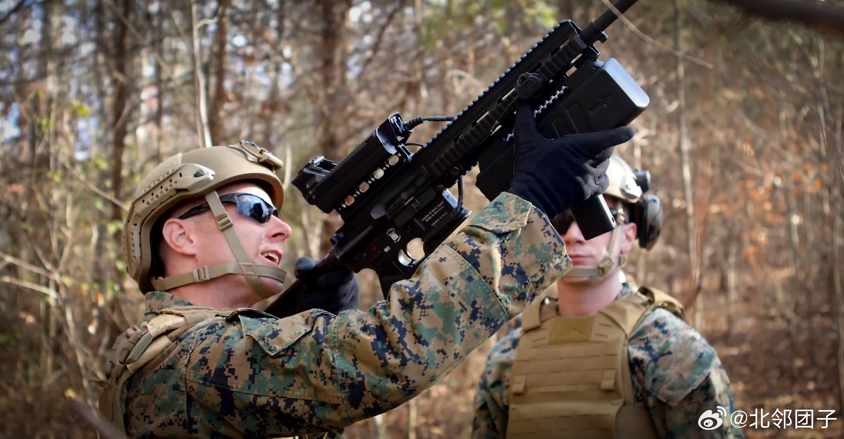 MD四等人的“有机反无人机系统”（O-CsUAS）,看起来是为M4卡宾枪和M27