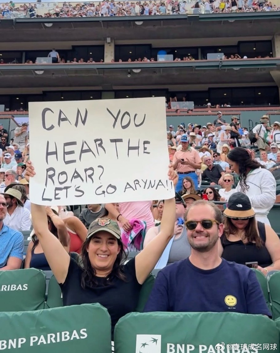 萨巴伦卡进印第安维尔斯站决赛萨巴伦卡的球迷：“你能听到欢呼声吗？”wta萨巴伦卡