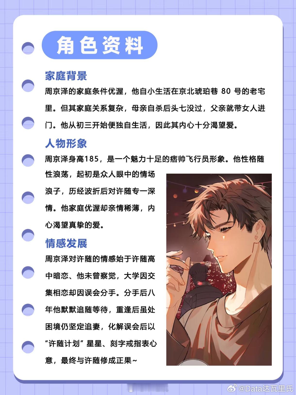 周京泽人设腾讯《告白》男主选角于正10号说剧方在找王星越。陈飞宇对接称剧方首选推