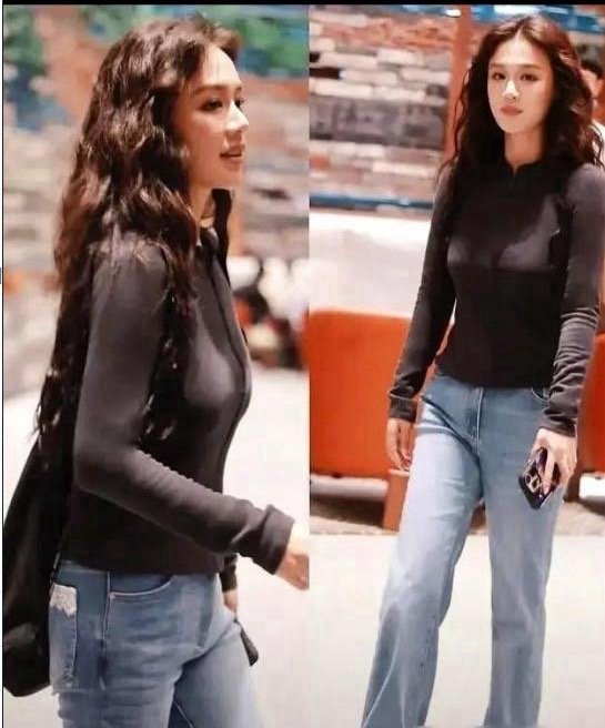 马思纯从160斤瘦到了90斤，现在的她太好看了吧。 