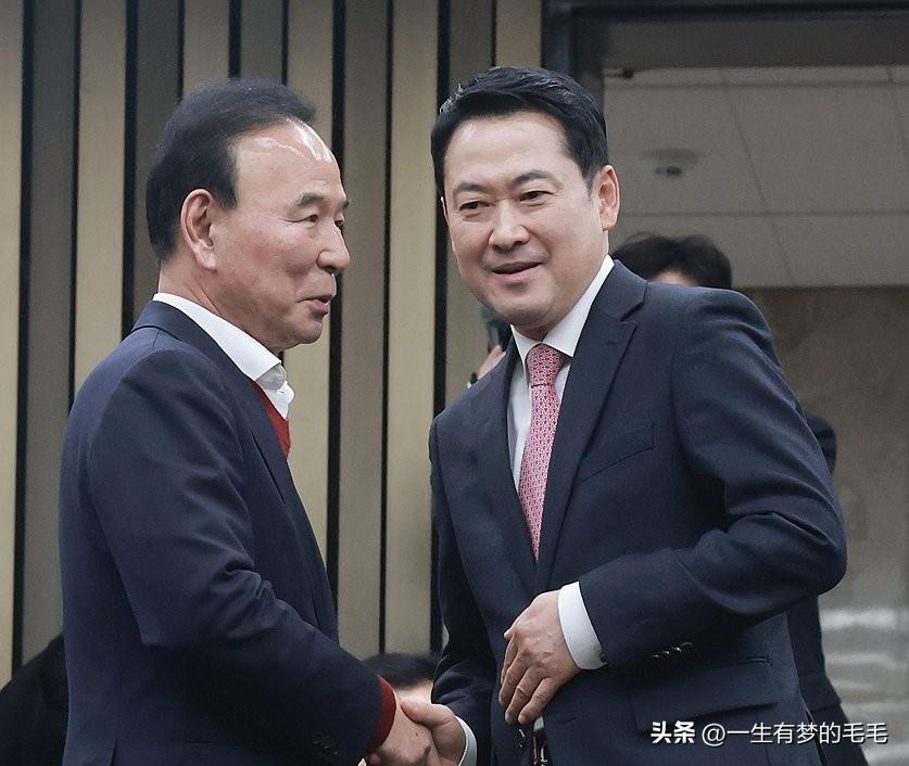 4月1日，韩国国民力量党党首张东赫怒不可遏。面对法院对党内公选提名的干预，以及选