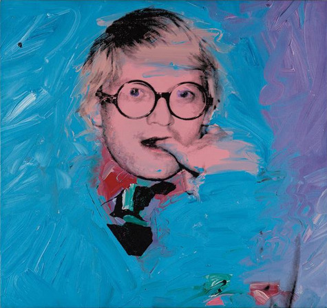 David Hockney, 1974 by Andy Warhol 