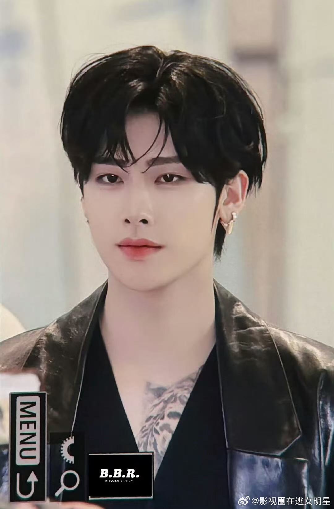 沈泉锐allblack机场穿搭 ​​​完全潮男！沈泉锐这个帅～ ​​​