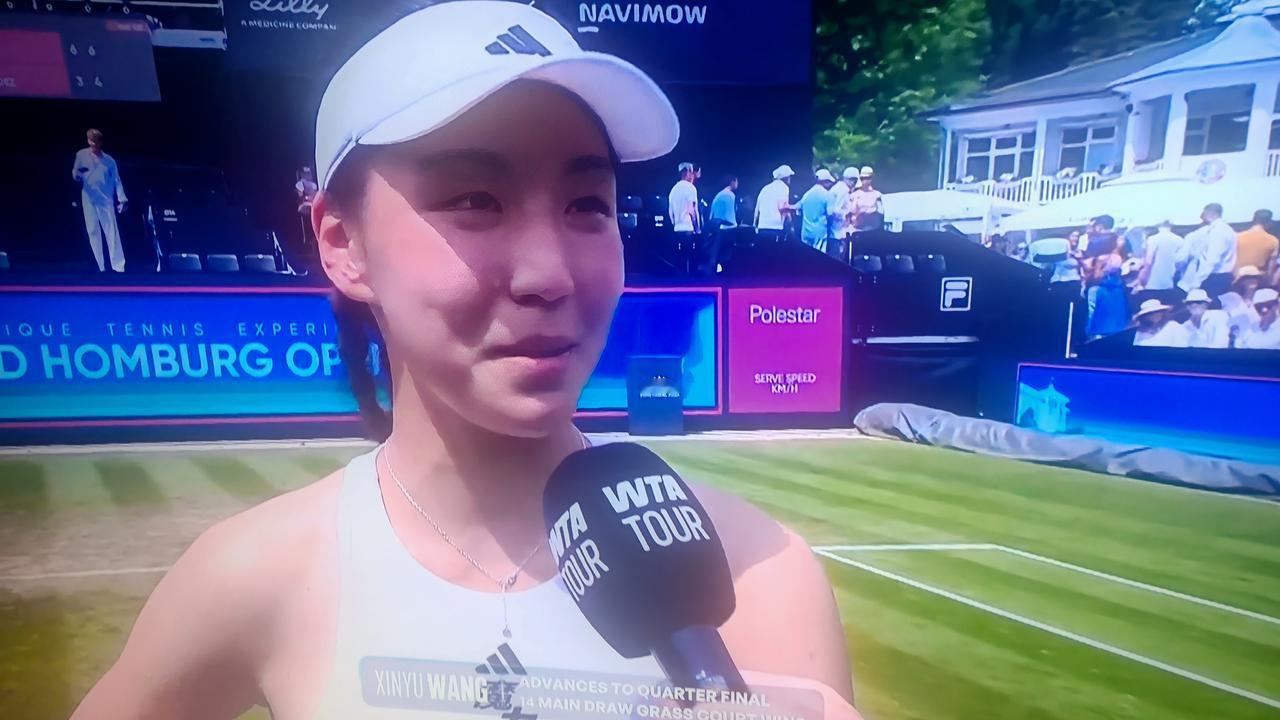 北京时间6月23日17：05至20：38，WTA500巴特洪堡站女单第二轮，中国
