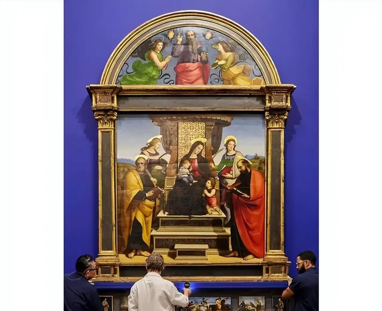 16世纪意大利佩鲁贾，一幅天才青年拉斐尔首作祭坛画，竟被修女们拆解变卖四散百年，