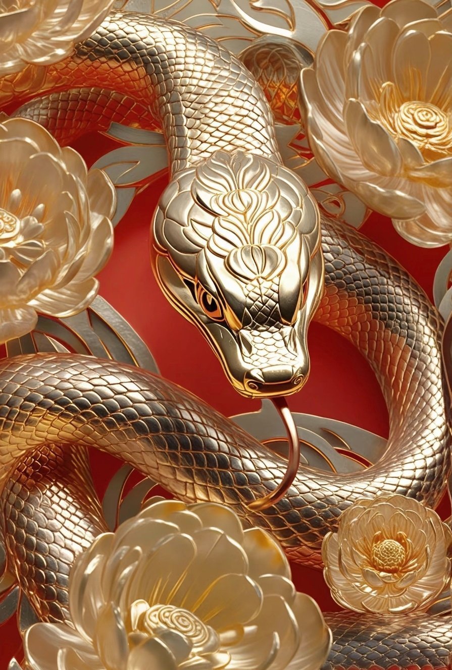 今天刷到金蛇兆福请不要无视！评论转发很灵！ 