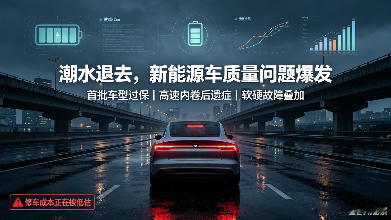 警钟敲响！新能源车迎来质量问题集中爆发期，大批车主踩坑

很多人还没发现，新能源