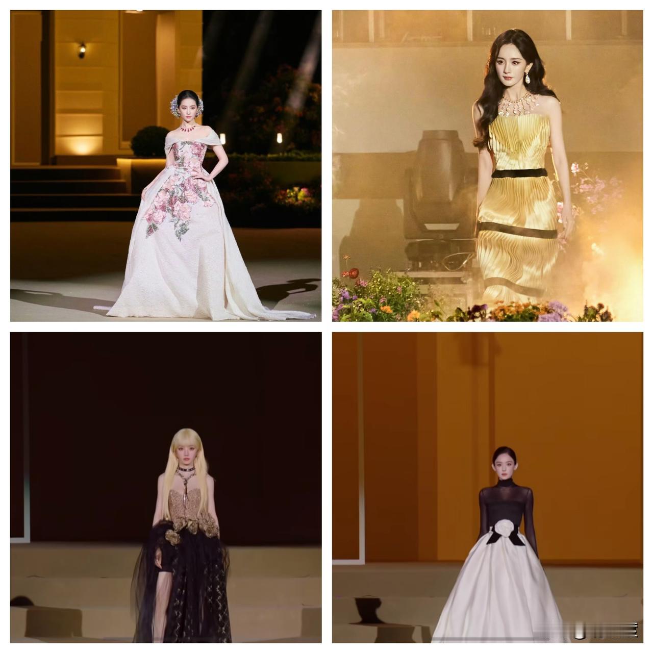 VOGUE晚宴真的是百花齐放！
大家与其花时间琢磨表情、姿势，发表恶意！
不如好