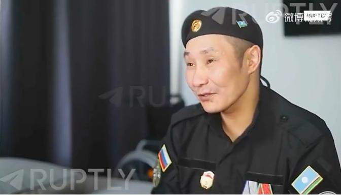 俄军里是真的有狠人，来自俄联邦萨哈（雅库特）共和国的突击队员，亚历山大·费奥多罗