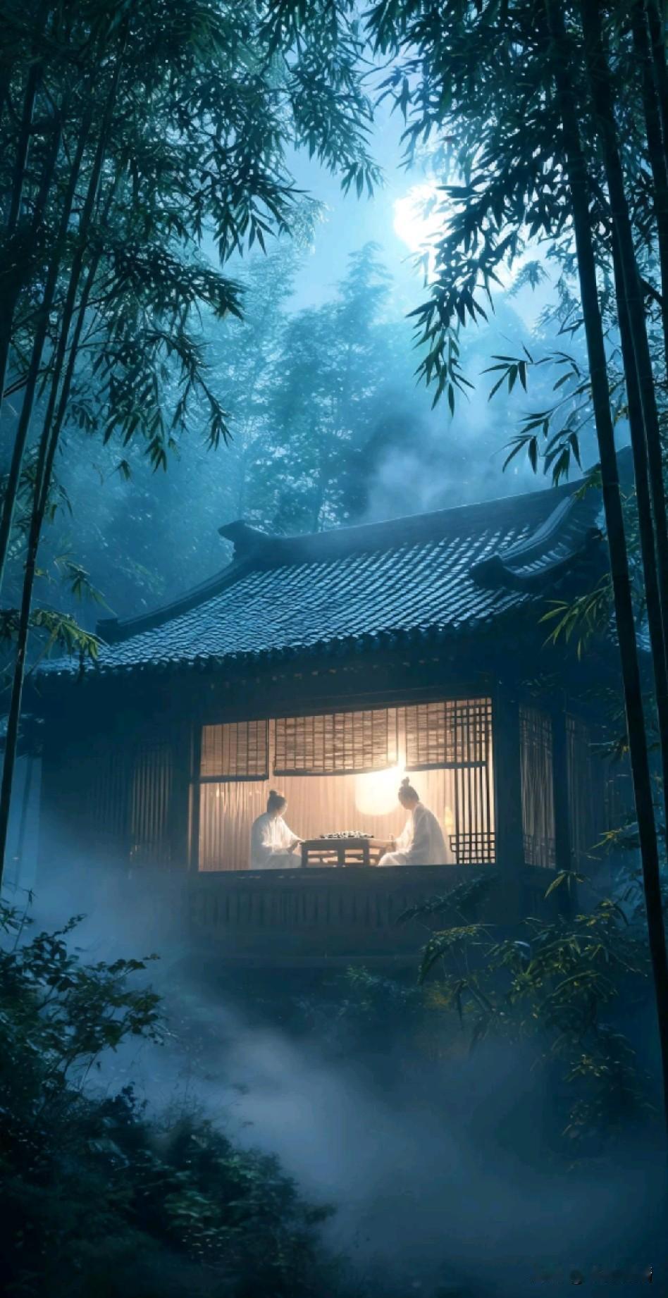 《世态炎凉，人心难量；江河不尽，日月无光》

乾坤朗朗照四方，人心幽暗自深藏。