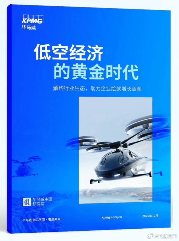 毕马威在第四届粤港澳大湾区服务贸易大会上发布了《低空经济的黄金时代：解构行业生态