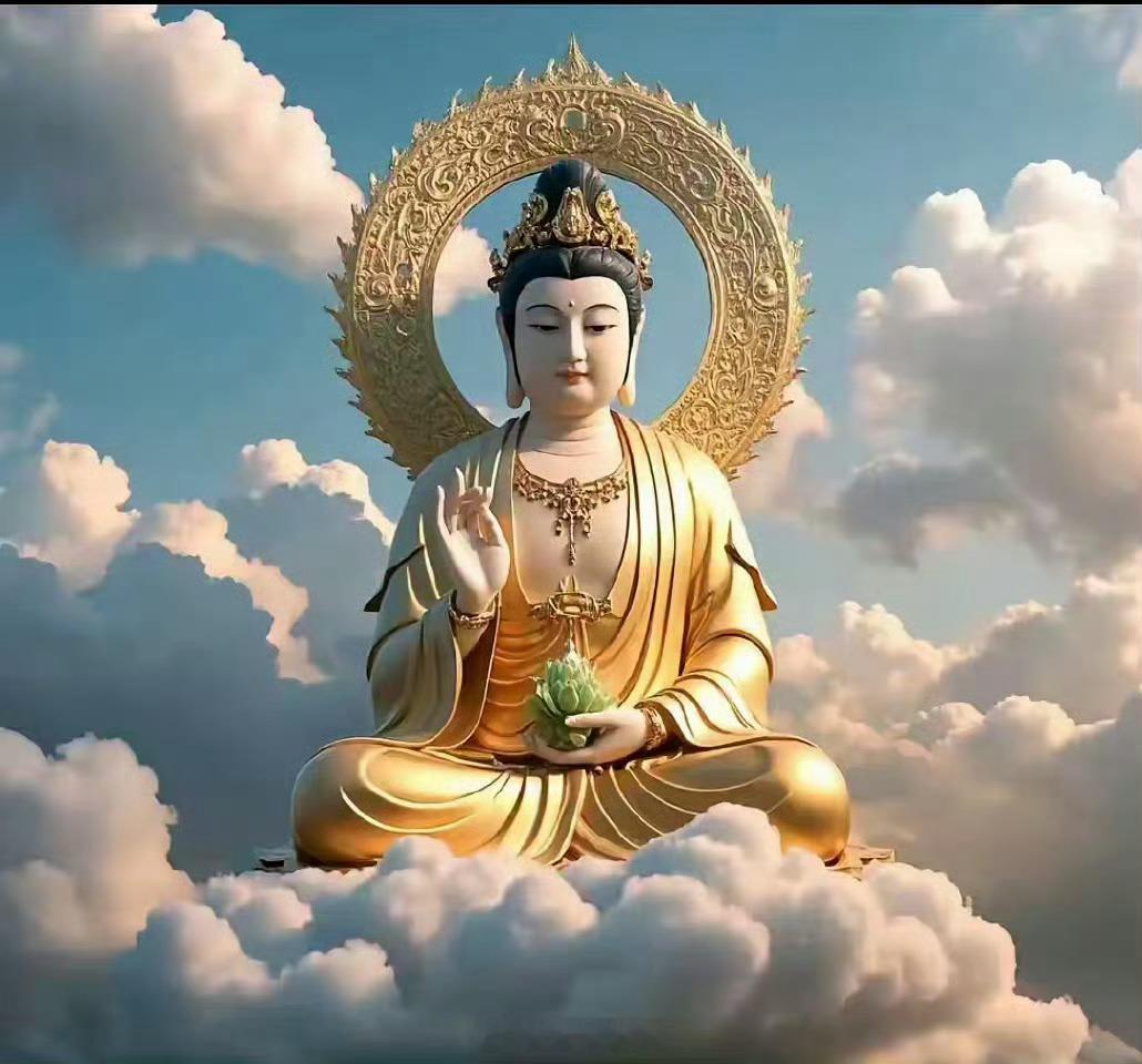 遇见菩萨，不要装作没看见，许个心愿扫走晦气和疾病🙏🙏 ！！！ ​​​