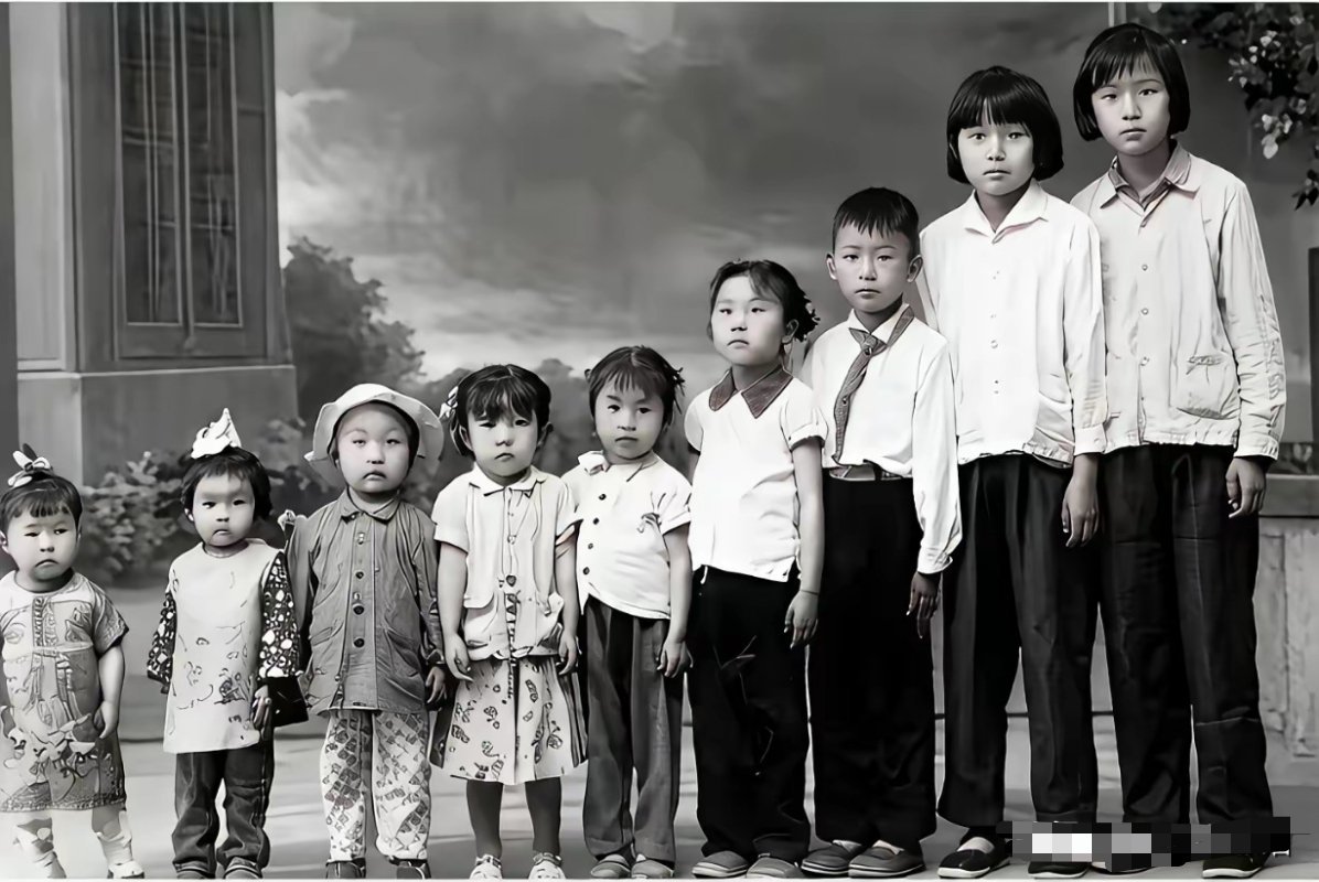 一个家庭就是能生这么多，太厉害了 