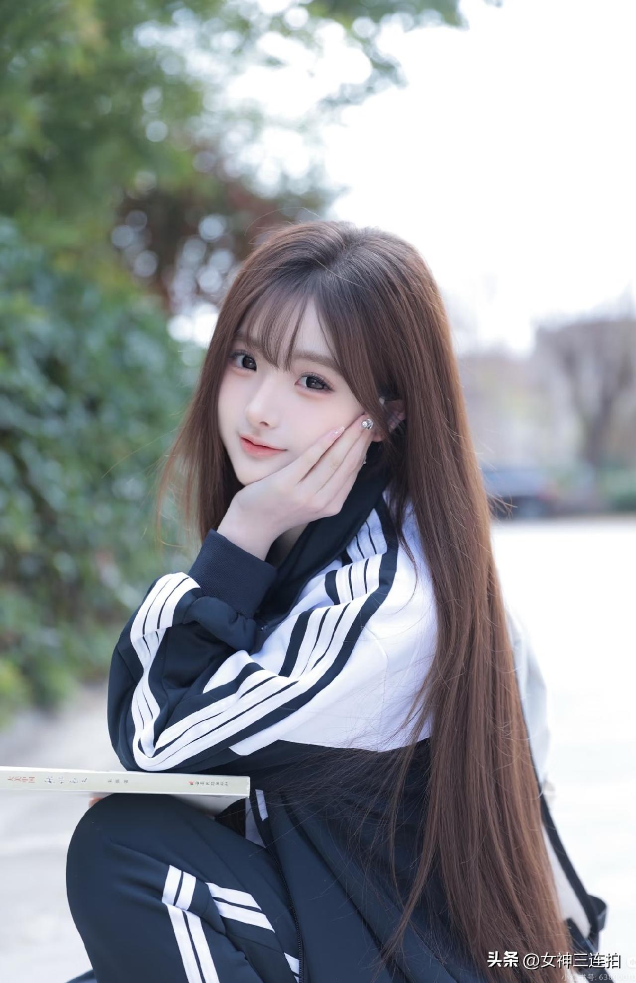 元气少女，运动风穿搭，校园日常📚👟
