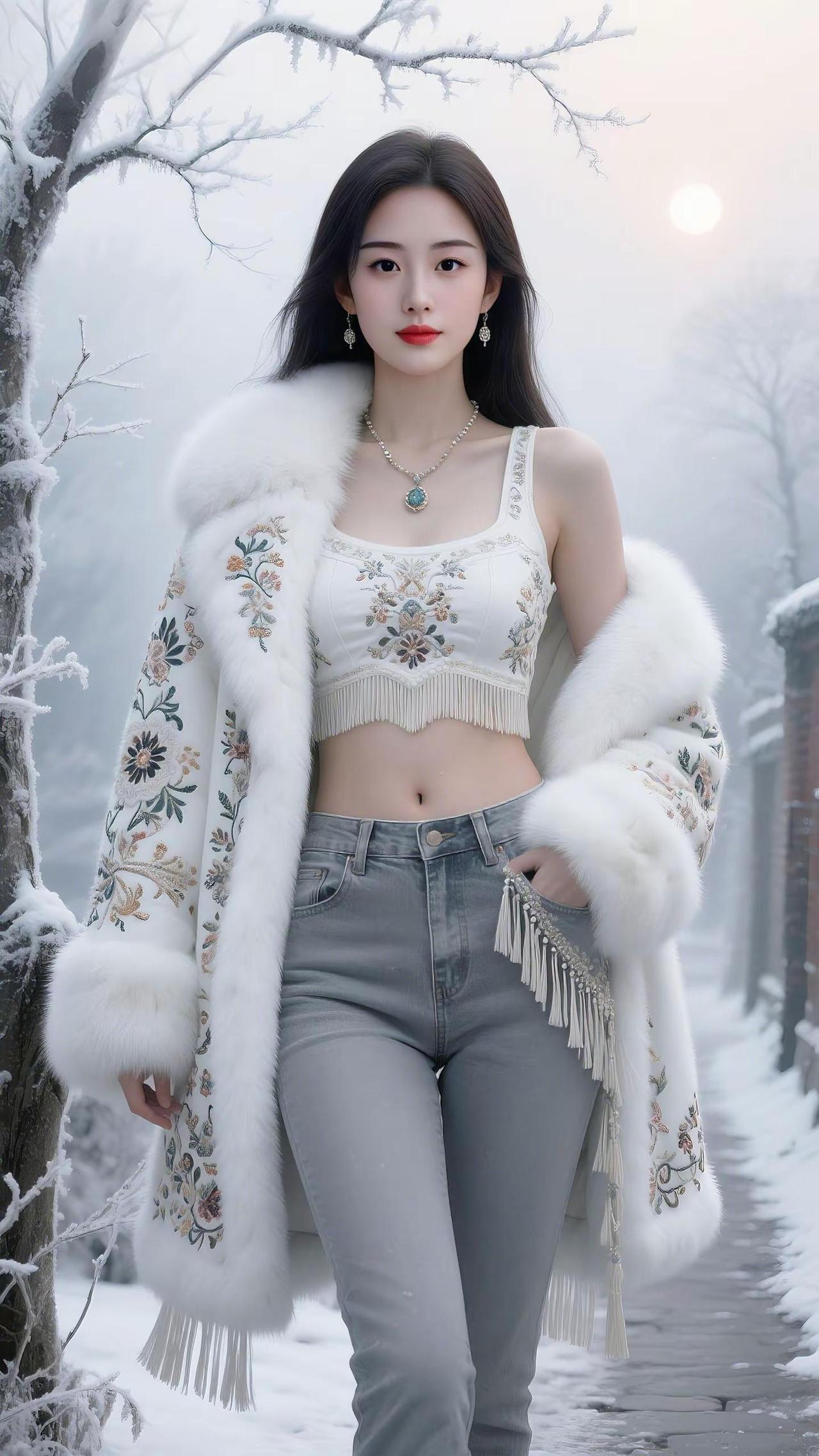 辣妹穿搭 穿搭 美丽冻人 风景ai