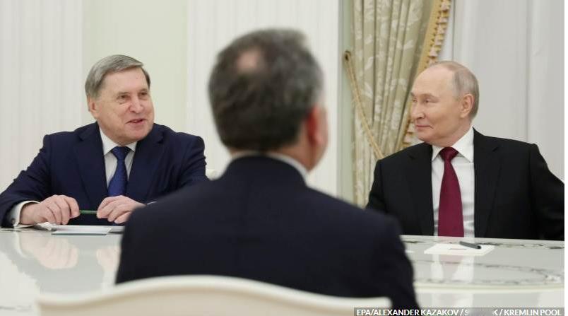 俄方称普京对库什纳留下“深刻印象”
俄罗斯总统助理尤里·乌沙科夫周日透露，俄罗斯