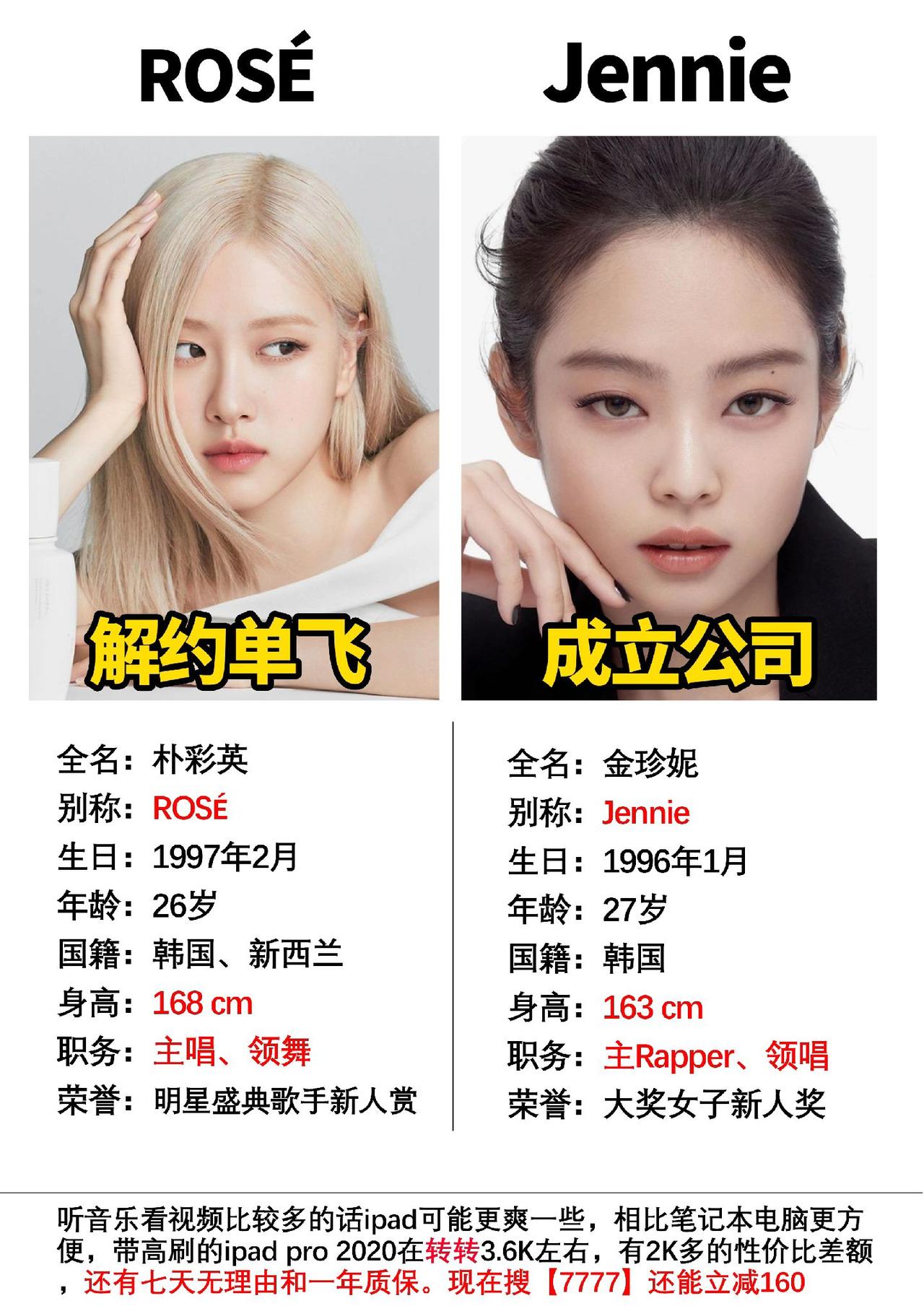 blackpink全员单飞也许是一个不错的结局#朴彩英rosé #BLACKPI