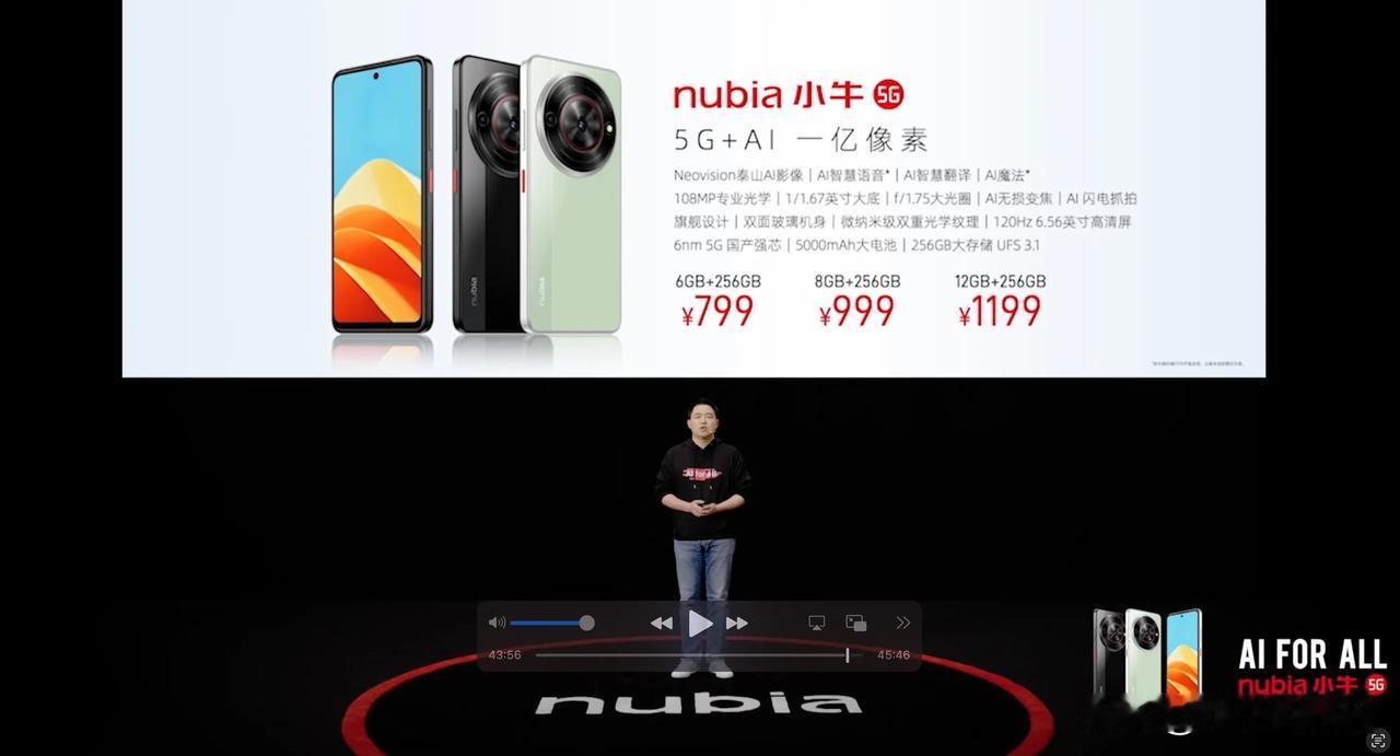 没想到百元机居然还能这样玩，nubia 小牛 看着确实有点牛！

努比亚这次确实