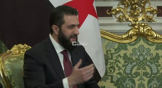 叙利亚总统艾哈迈德·沙拉昨晚（北京时间1月28日晚）与普京会唔时表示：“从机场出