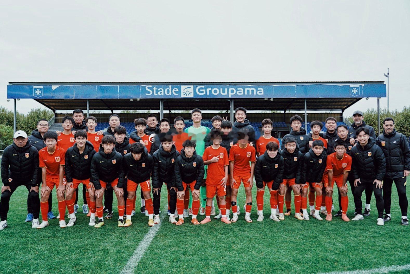 中国U14国少4-0第戎U14 法国拉练取得开门红 #国足18强赛##中超联赛#