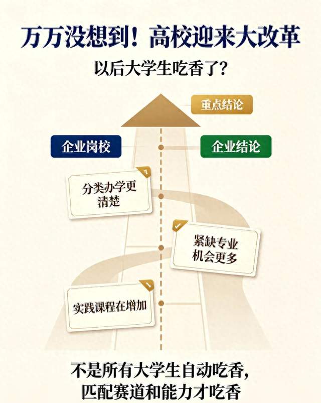 万万没想到！高校迎来大改革，以后大学生吃香了？