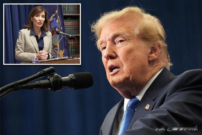 特朗普在签署将安大略湖更名为“美国湖”的行政令后，纽约州州长凯西·霍赫尔公开声称