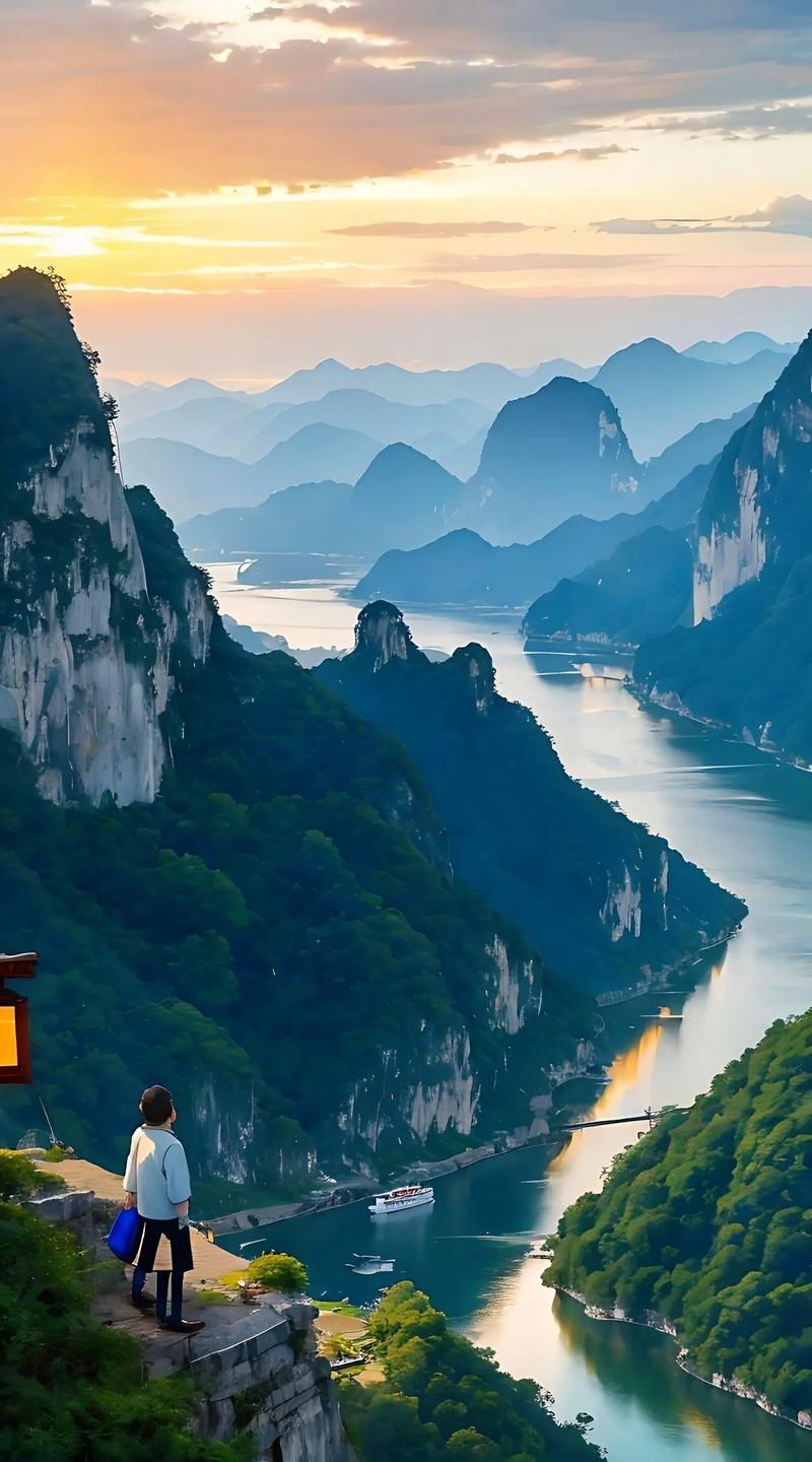 上联：三江五湖连四海
下联：三山五岳承九峰