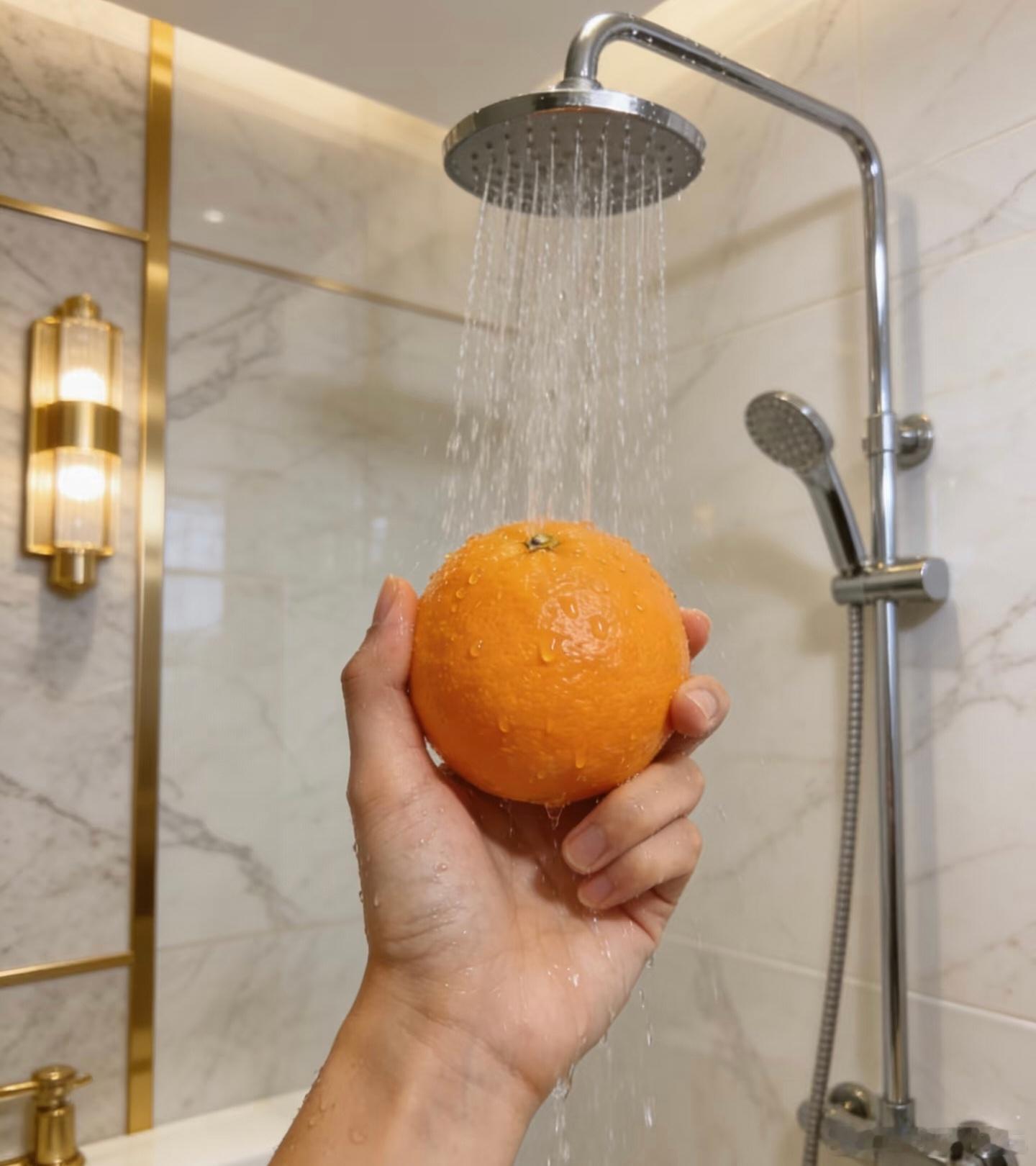 发明洗澡吃橙子的人是个天才大概懂了！因为“蒸橙”才是必杀技