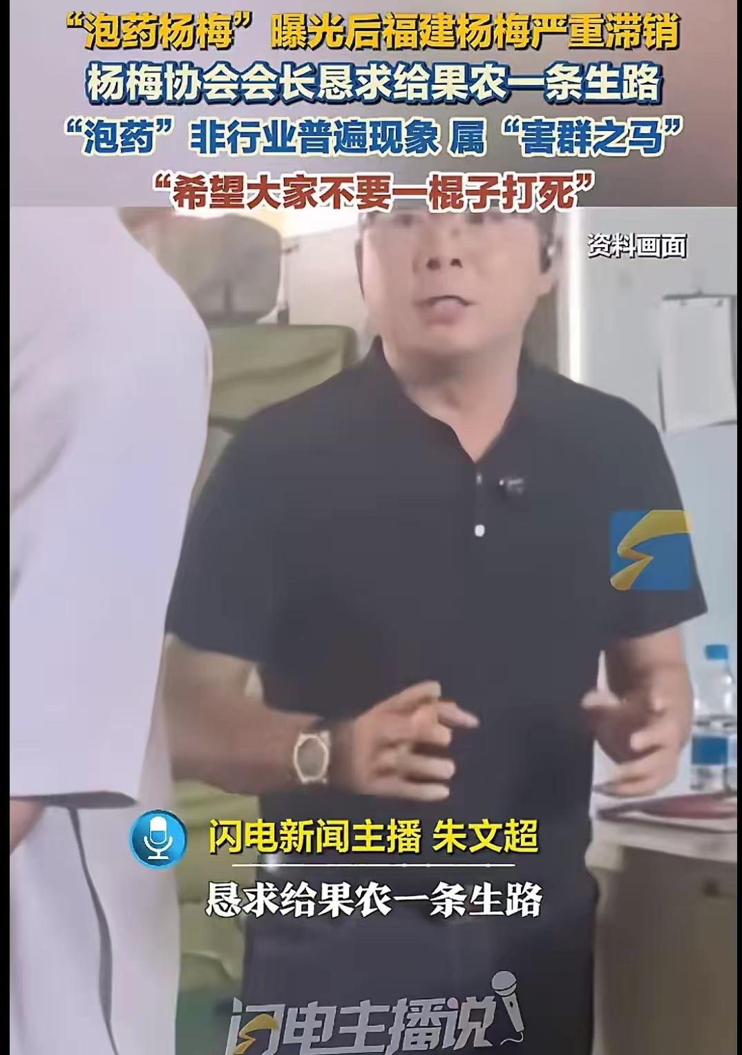 福建杨梅协会会长哽咽求放过：一粒老鼠屎，真要坏掉一锅粥？

“求求大家，别一竿子