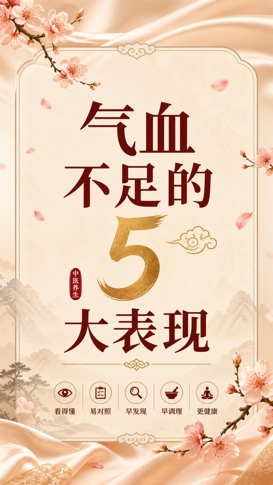气血不足的5大“伪衰老”表现，中两个以上，该好好补气血了
很多人以为自己只是单纯