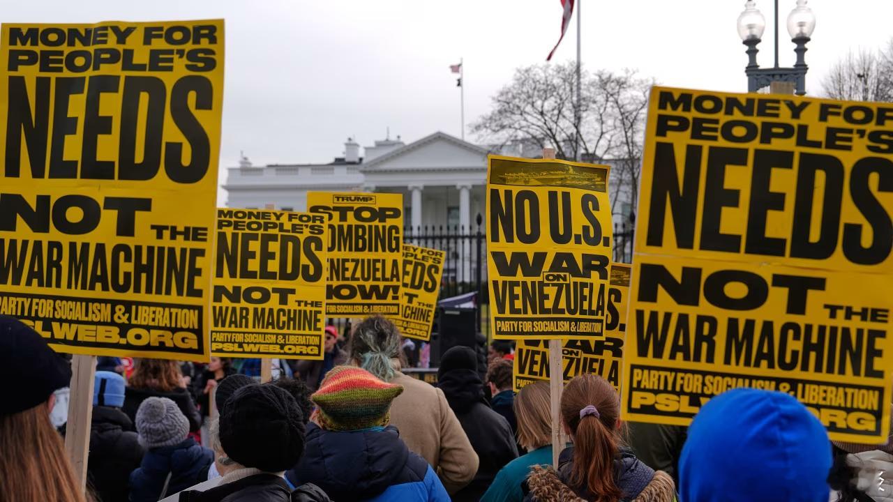 特朗普称已抓扣委内瑞拉总统 更多细节......美国各地爆发了反战抗议活动（CN