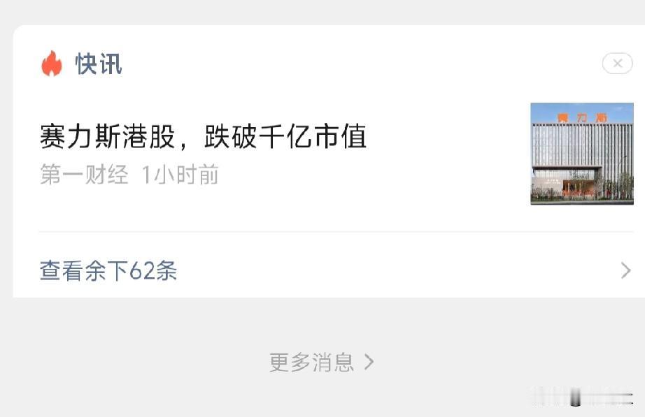 其实我一直都认为，华为应该收购赛力斯
因为只有问界才是最有价值的
其他几个界都不