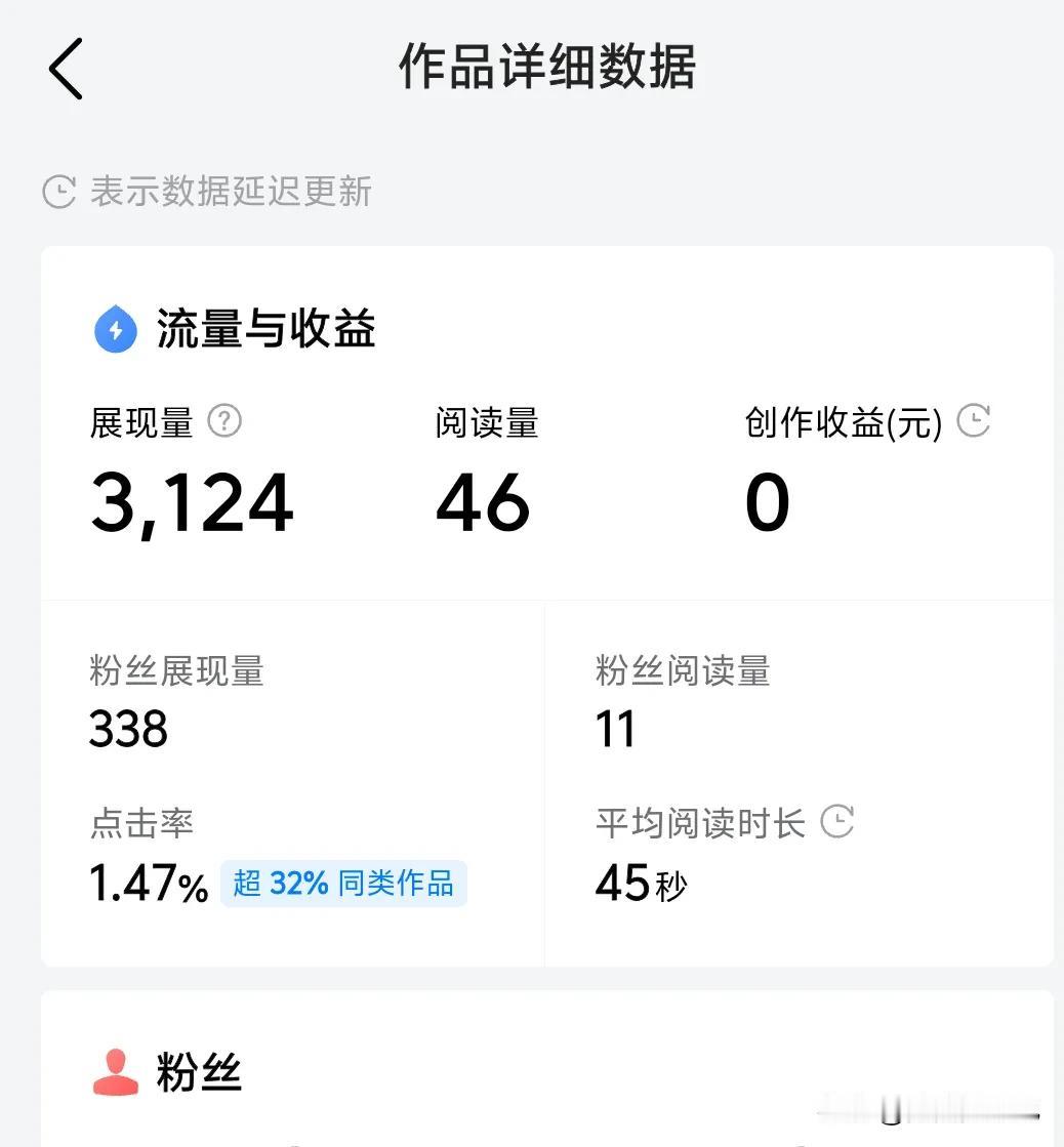 有粉丝问我，你写微头条，粉丝那么多，收益应该不少吧！

其实你别光看粉丝那么多，