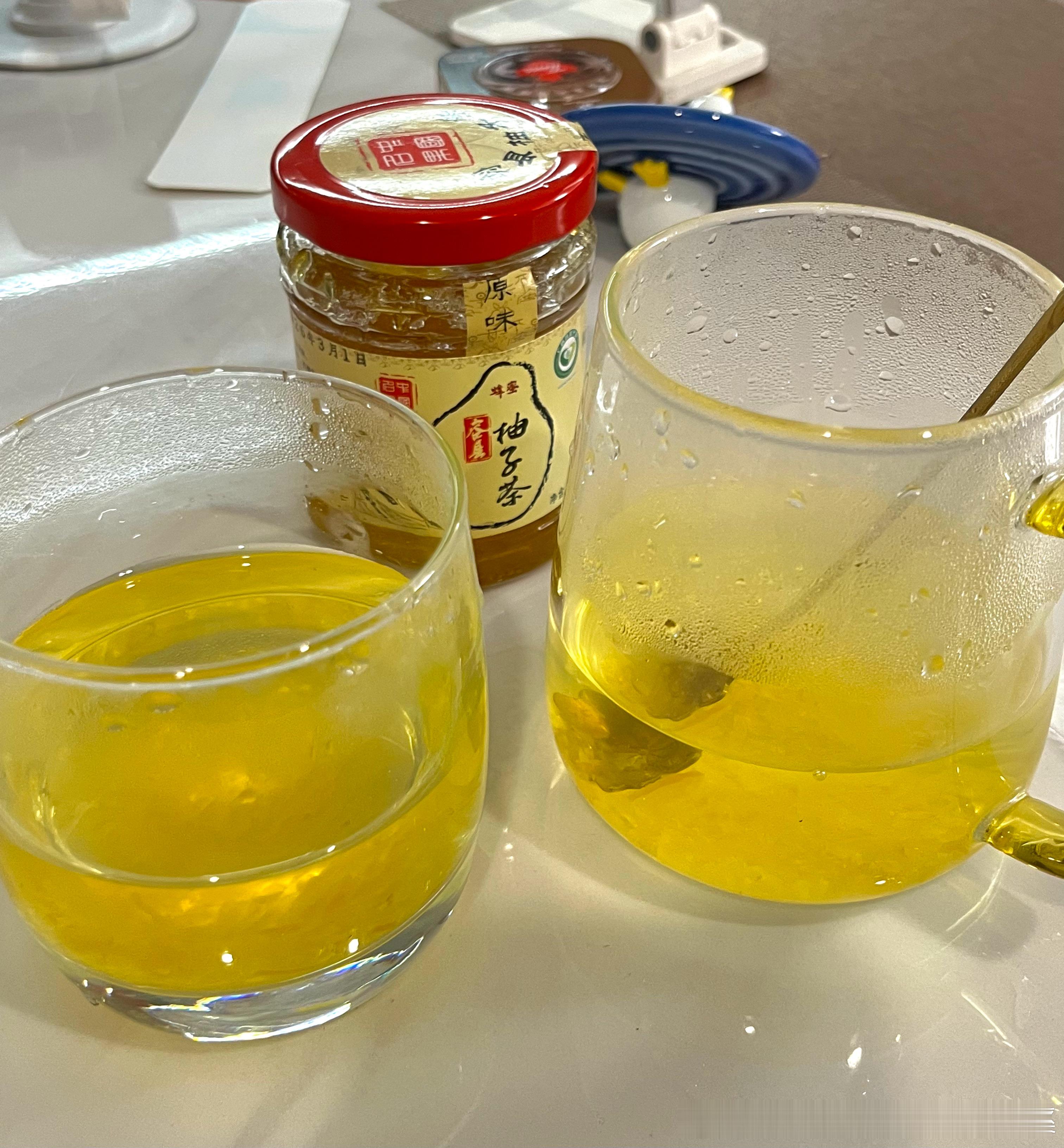 给发小泡宝宝老家的柚子茶