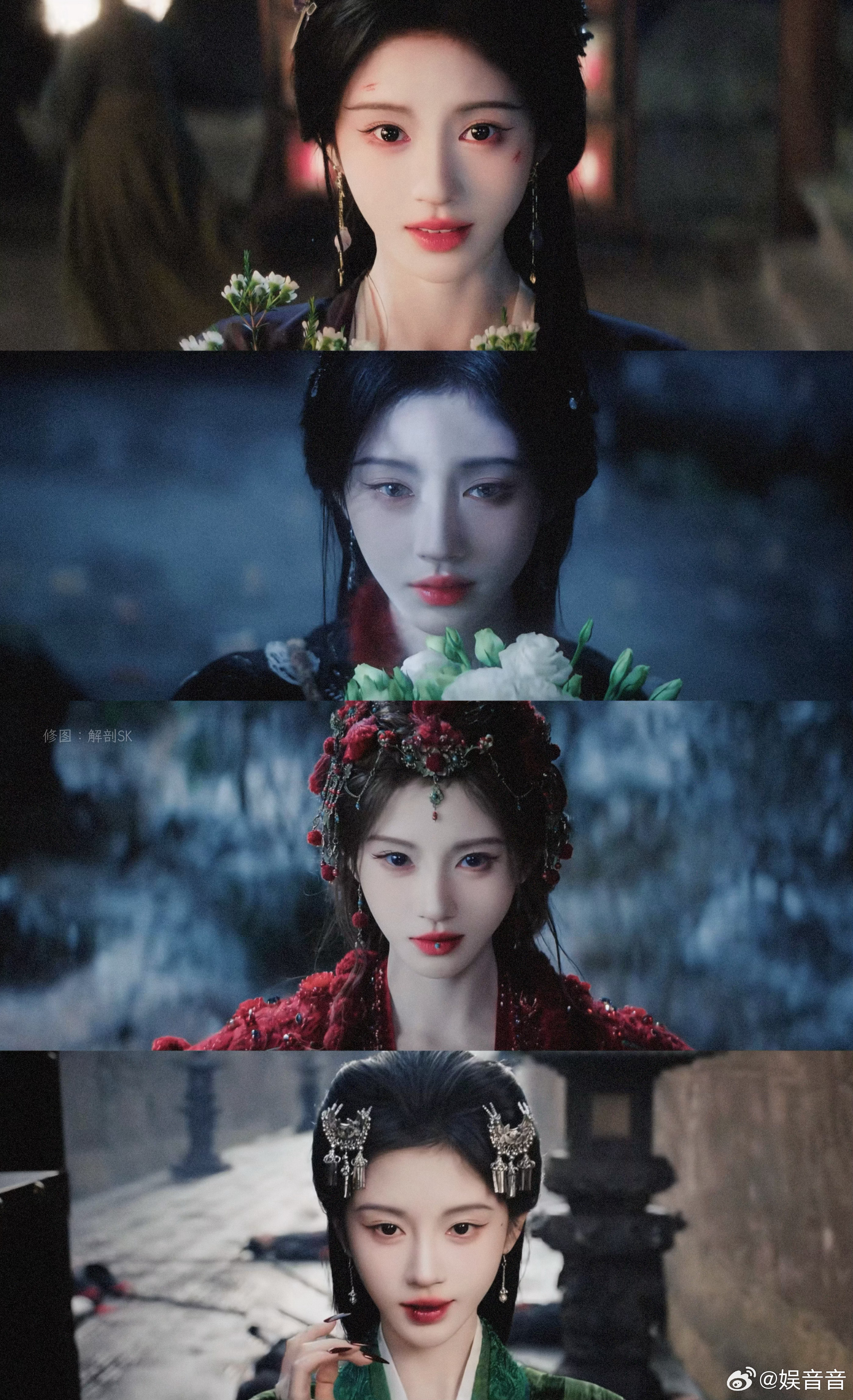 鞠婧祎怼脸是颜狗减速带赶紧来欣赏一下鞠婧祎的新作品，露芜衣不仅是角色还是造型方面