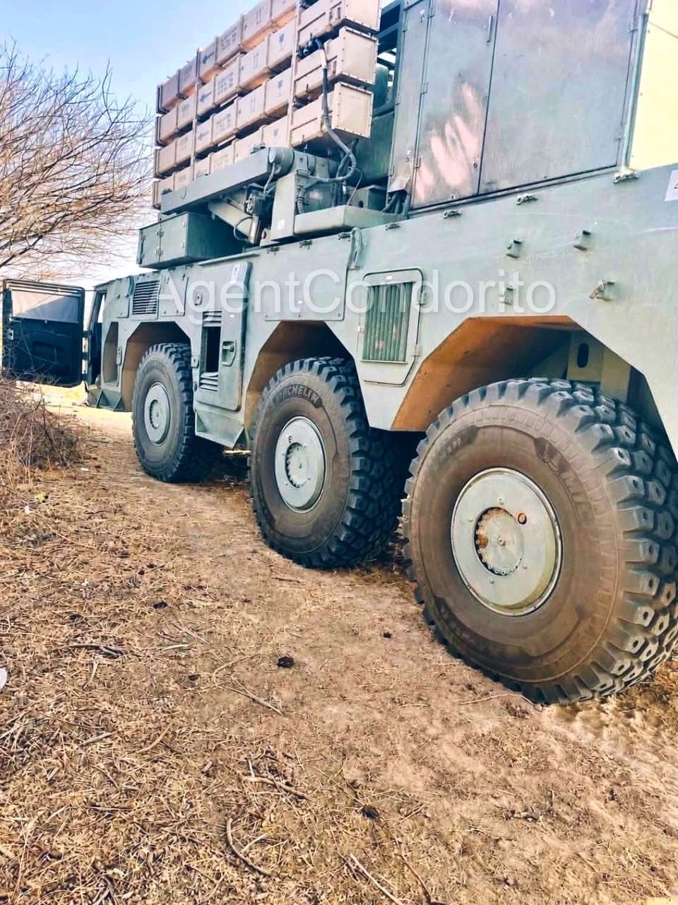 苏丹快速支援部队的中国制造FK-2000近程防空系统。 