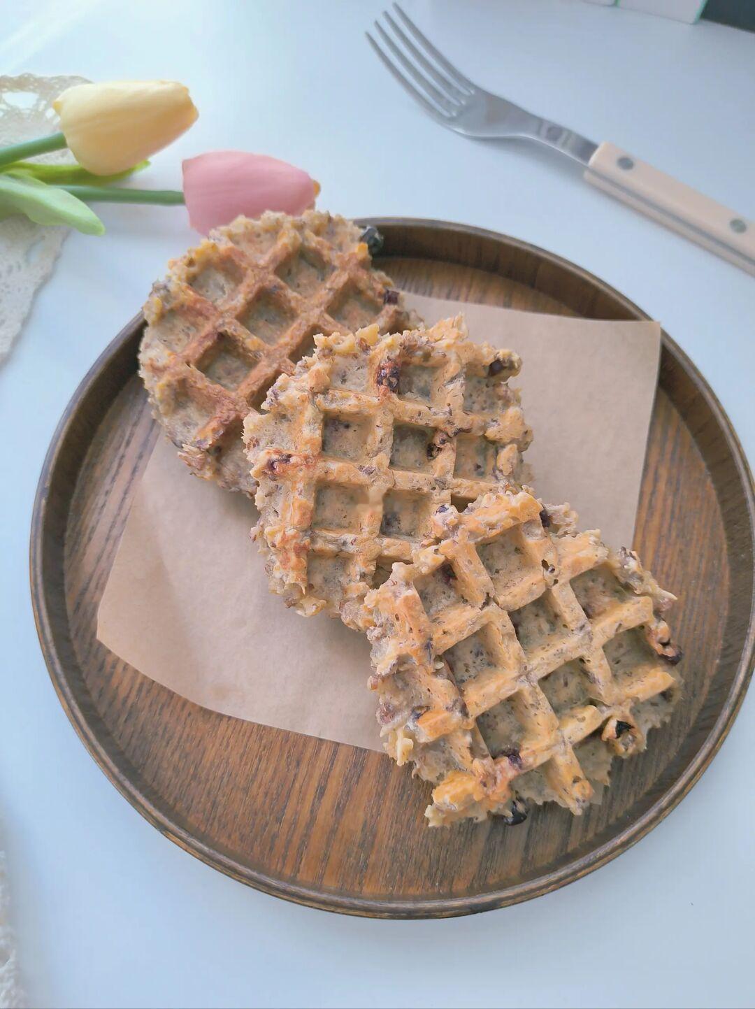 奶香燕麦华夫饼