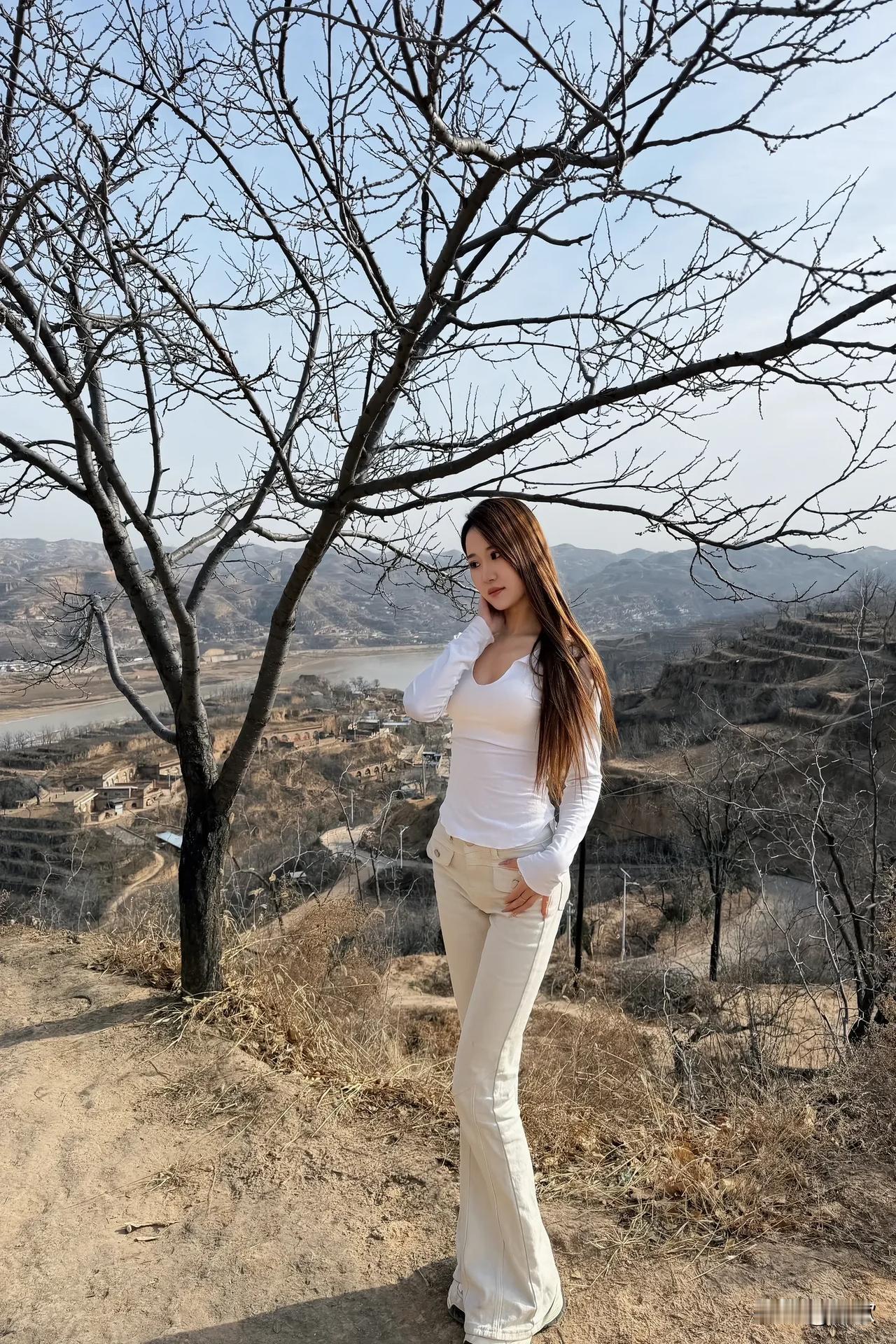 大陕西的妹子就是漂亮啊，娶陕北毛女女 当陕北好后生陕北妹子 陕北佳人 陕北大美人