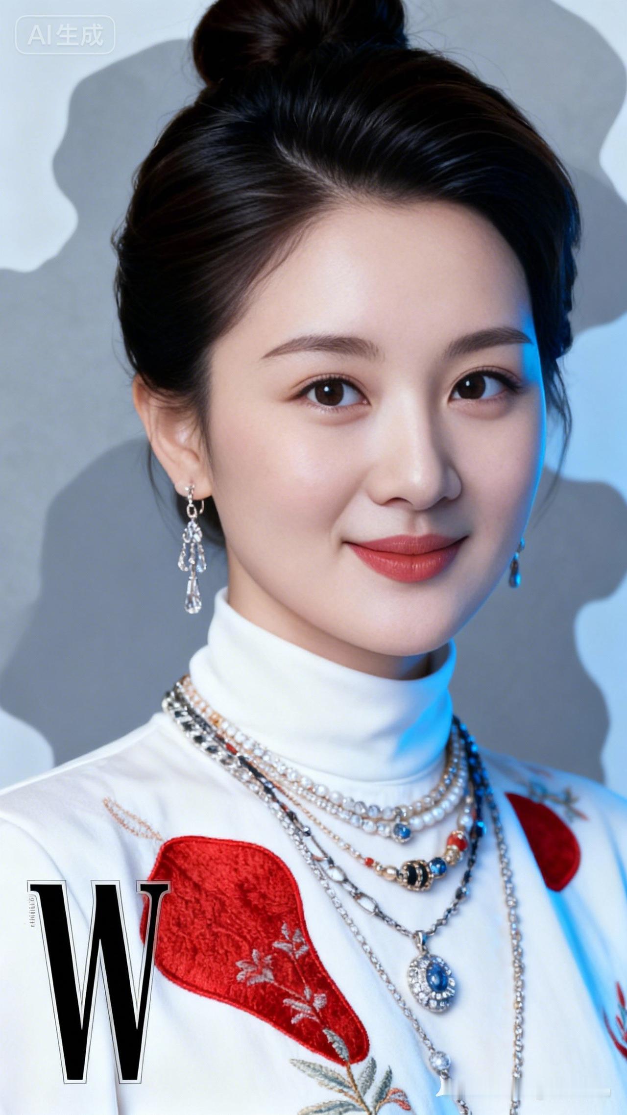 优雅红衣，闪耀珠宝，尽显时尚魅力！