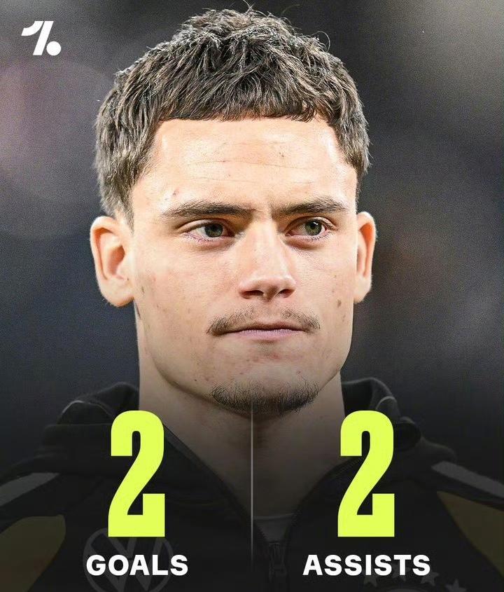 维尔茨在德国队完成两射两传，还有一记远射世界波。但为什么在利物浦就踢不出来这样的