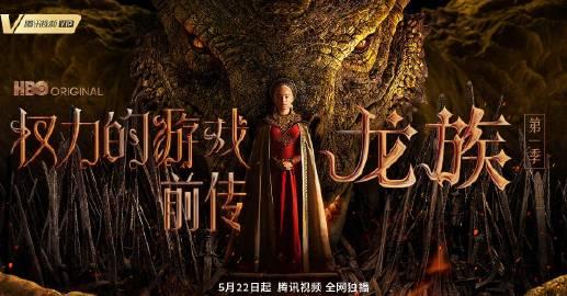 腾讯视频今日宣布将引进《权力的游戏》前传剧集《龙之家族》，国内正式定名为《权力的