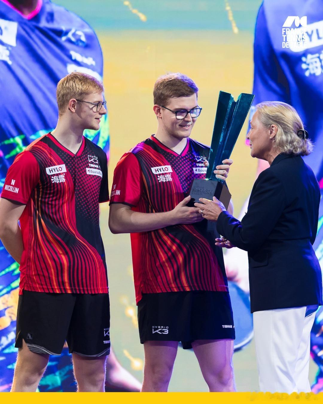 法国乒协：瑞典欧洲大满贯 🇸🇪勒布伦兄弟拿下第二个大满贯赛事冠军 🏆🇫?