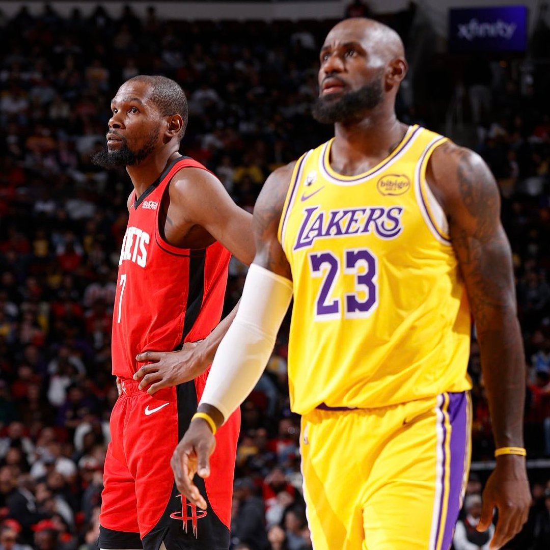 #湖人火箭双向奔赴##詹姆斯杜兰特首轮相遇#双方都想看到的结局！湖人131-10