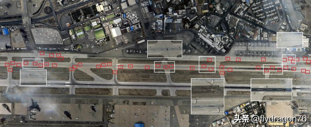 🇺🇸🇮🇷空袭之后，伊朗用数十件机场设备封锁了德黑兰梅赫拉巴德机场的跑道。