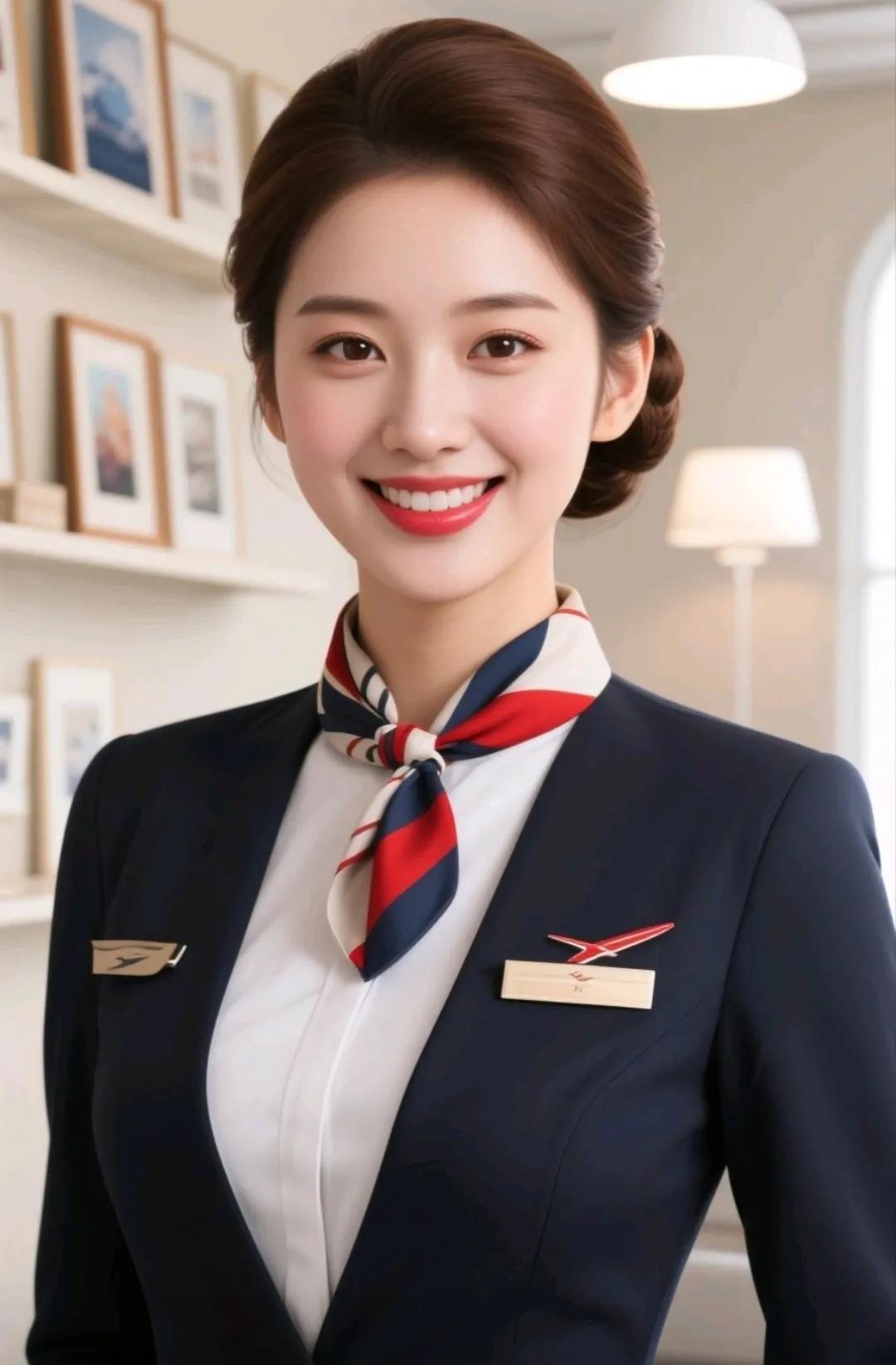 微笑空乘，温暖旅程！😊🛫️