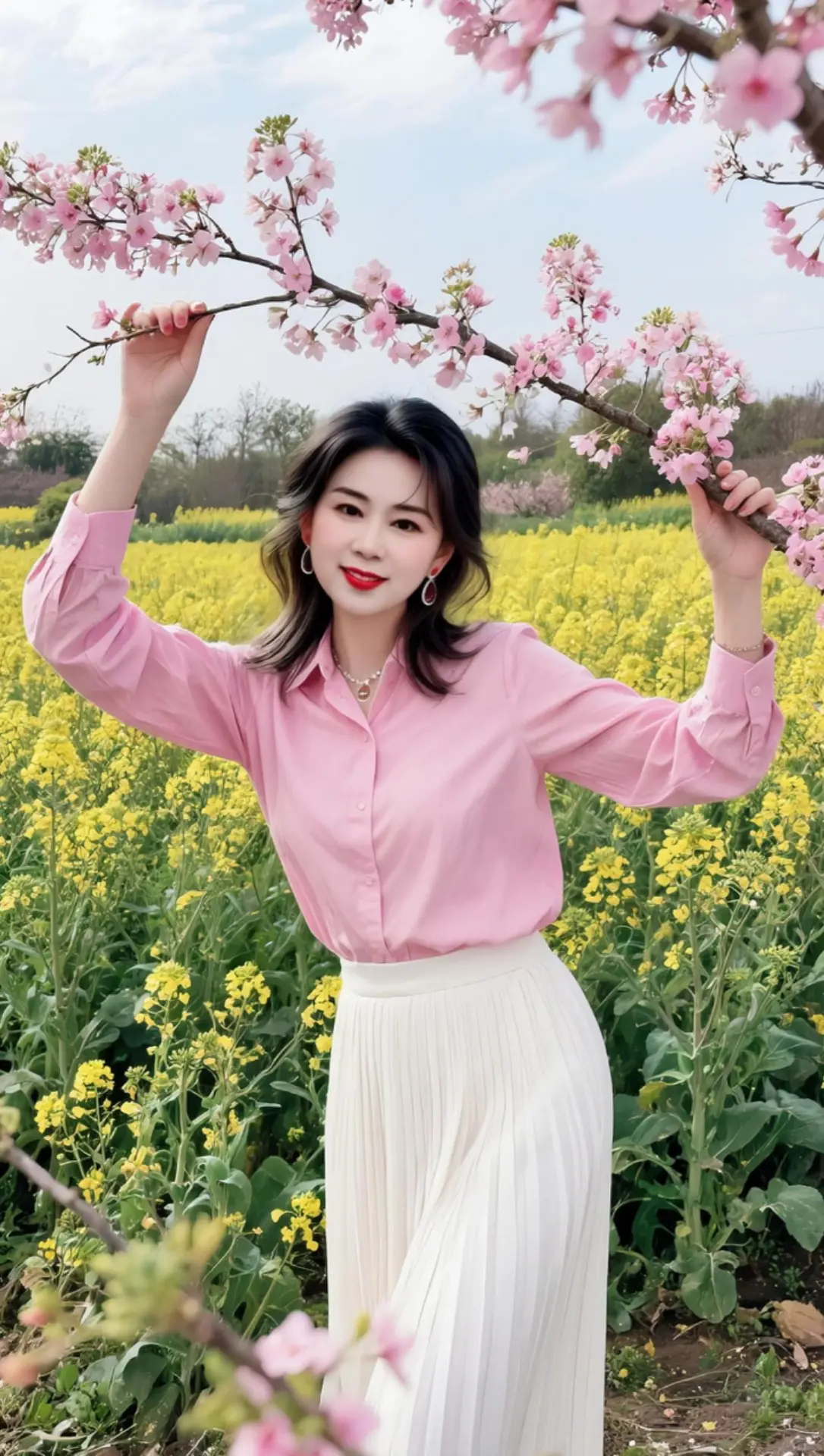 AI春日田园照 随变ai随便玩