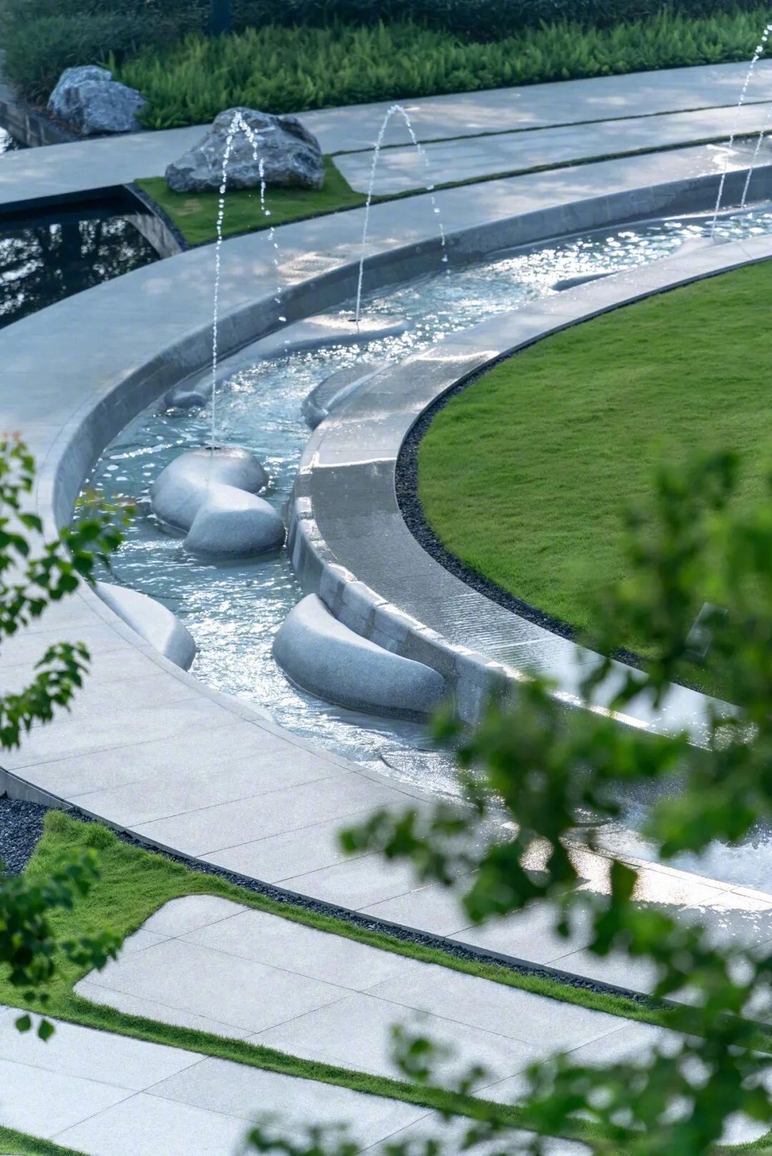 线性水景观设计 