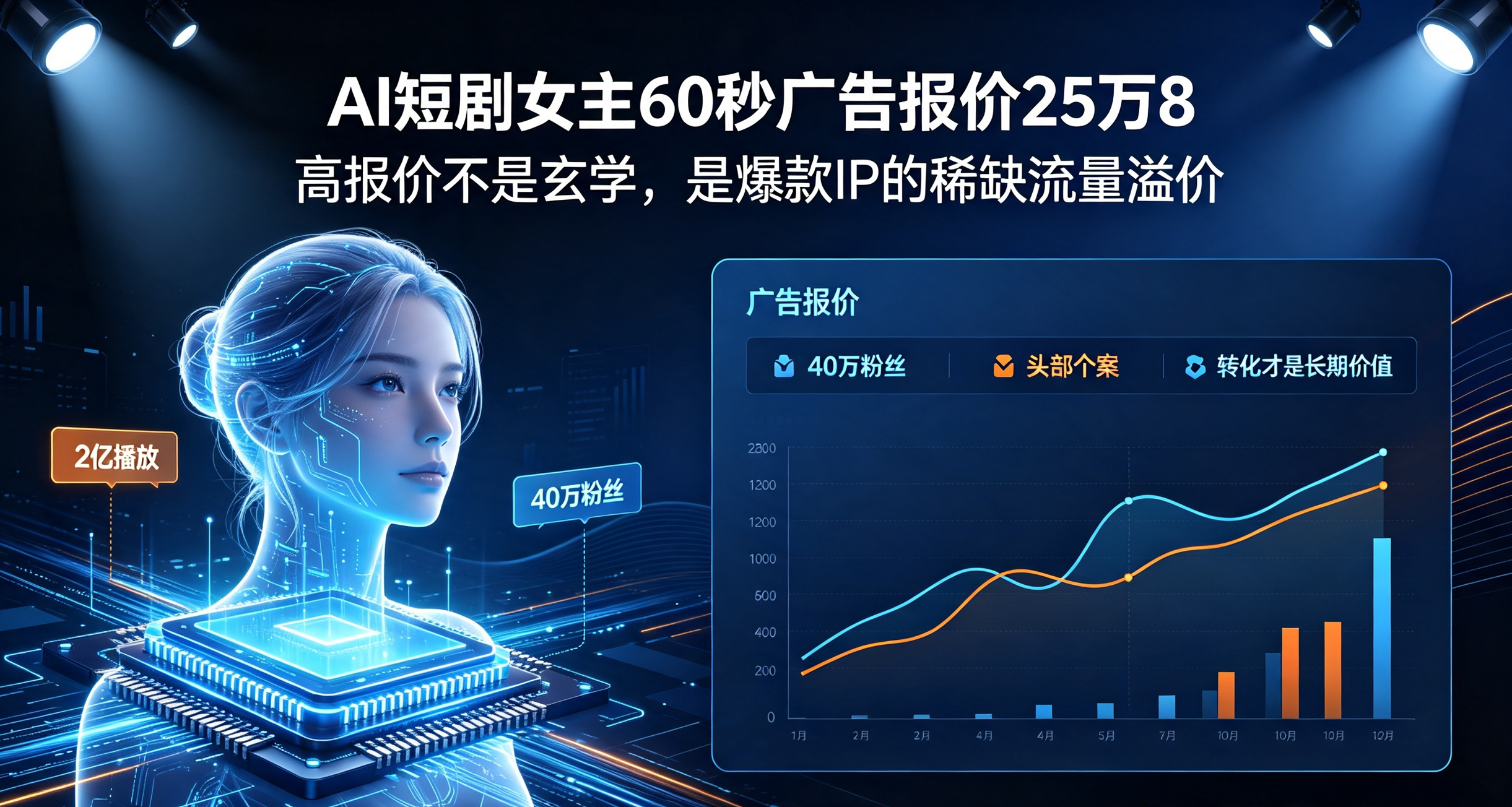 AI短剧女主60秒广告报价25万8 我第一反应是：是不是少看了一个小数点？结果查
