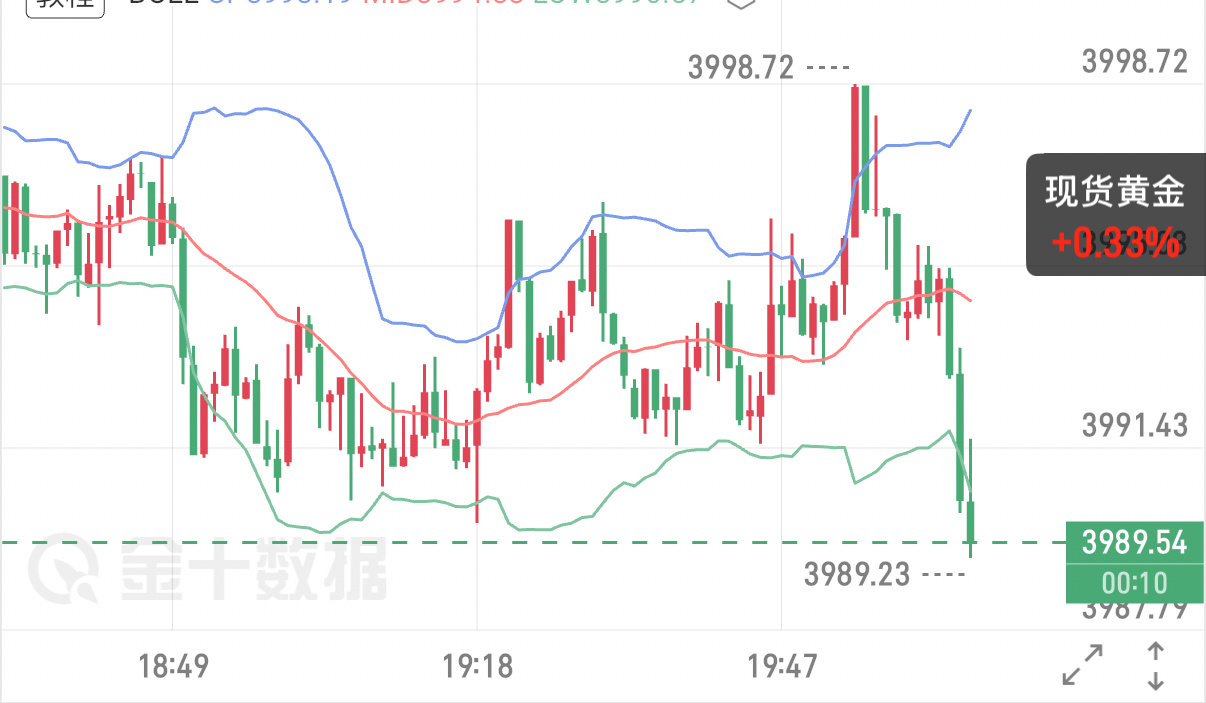 7.17 黄金晚间盘面看法一小时级别，金价在3969支撑企稳走出超跌后的修复行情